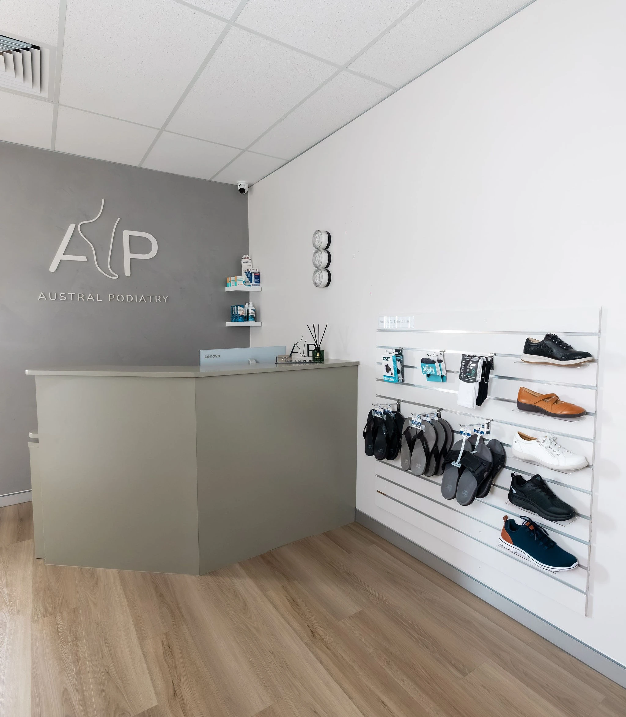 about reception area austral podiatry clinic